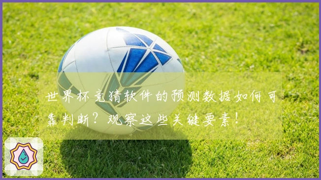 世界杯竞猜软件的预测数据如何可靠判断？观察这些关键要素！